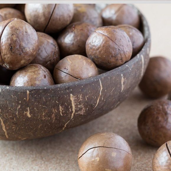 2 Large Coconut bowl, natural handmade, eco friendly, vegan bowl, salad bowl - Picture 8 of 9